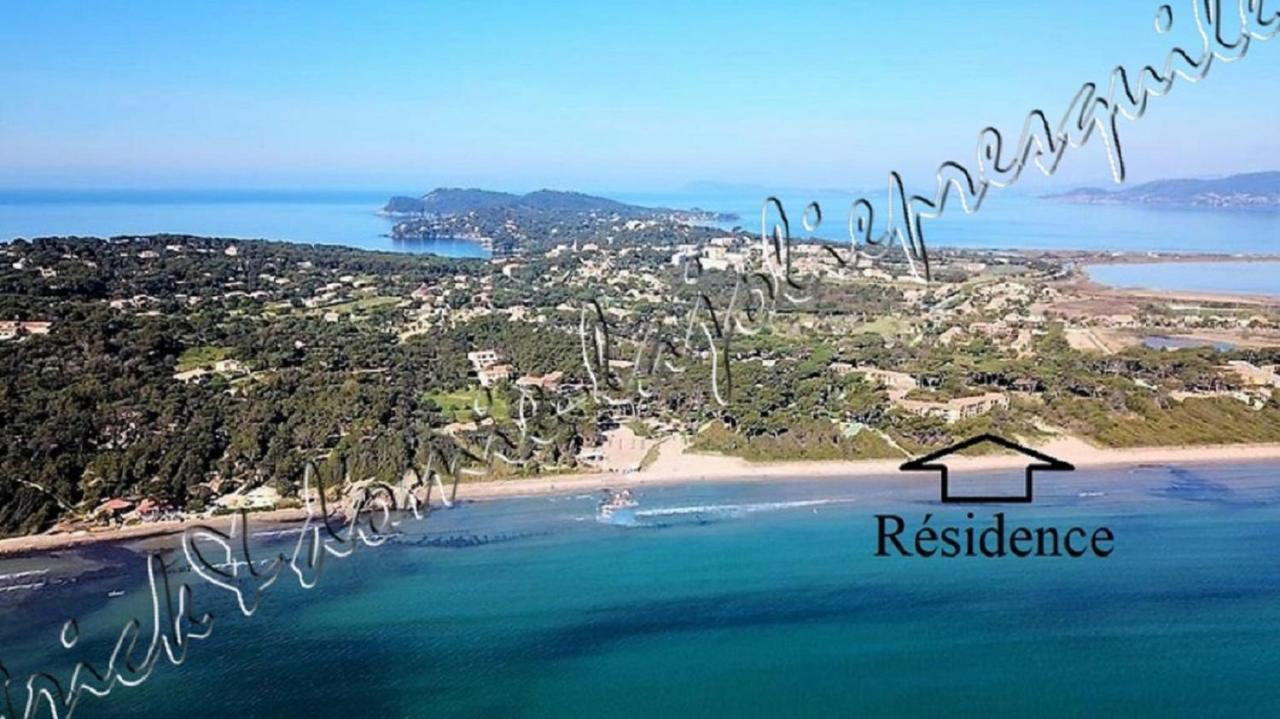 Magnifique Parc De La Presqu'Ile Avec Piscine Et Plage Face A Porquerolles ! 히에레 외부 사진