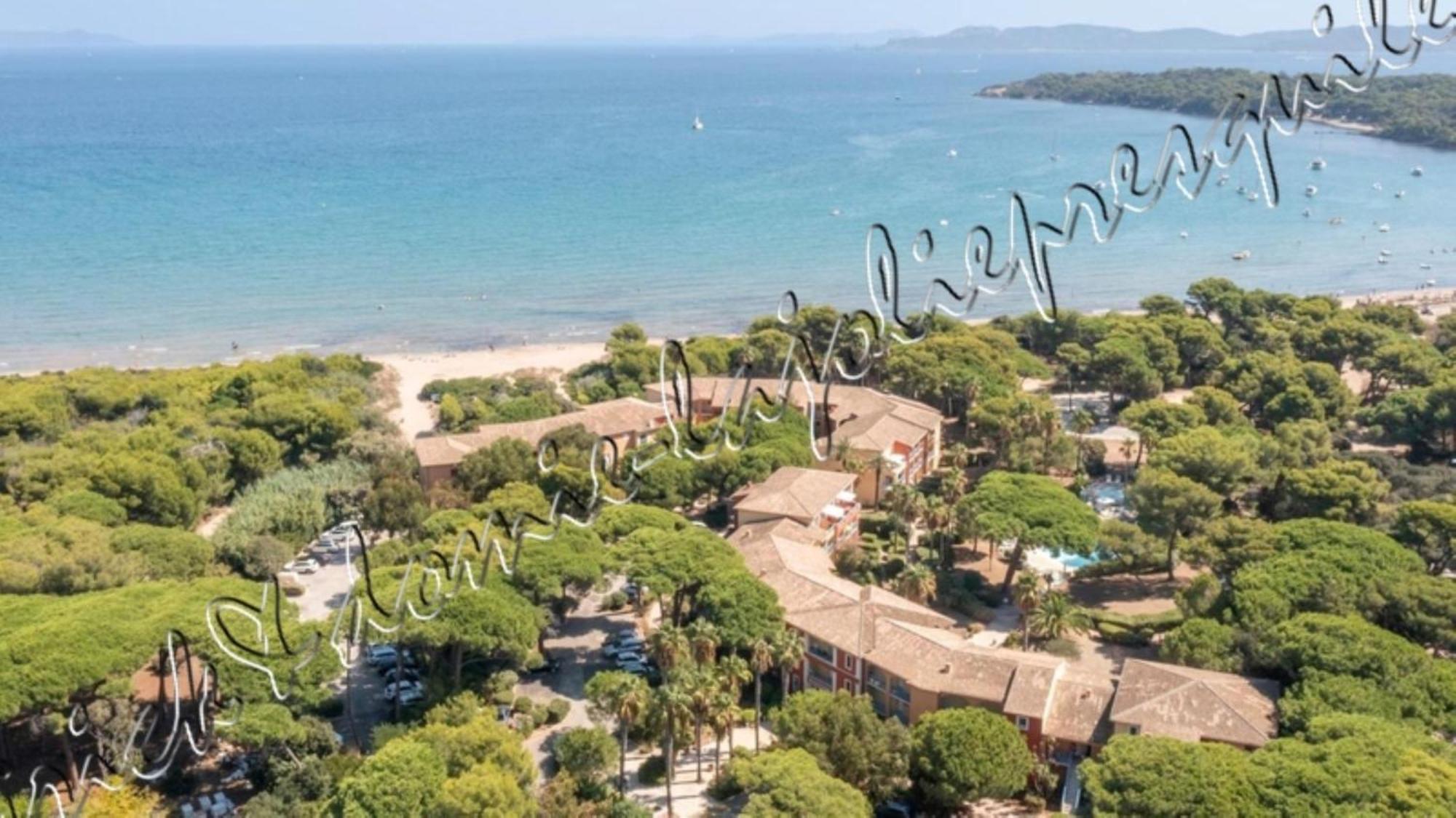 Magnifique Parc De La Presqu'Ile Avec Piscine Et Plage Face A Porquerolles ! 히에레 외부 사진