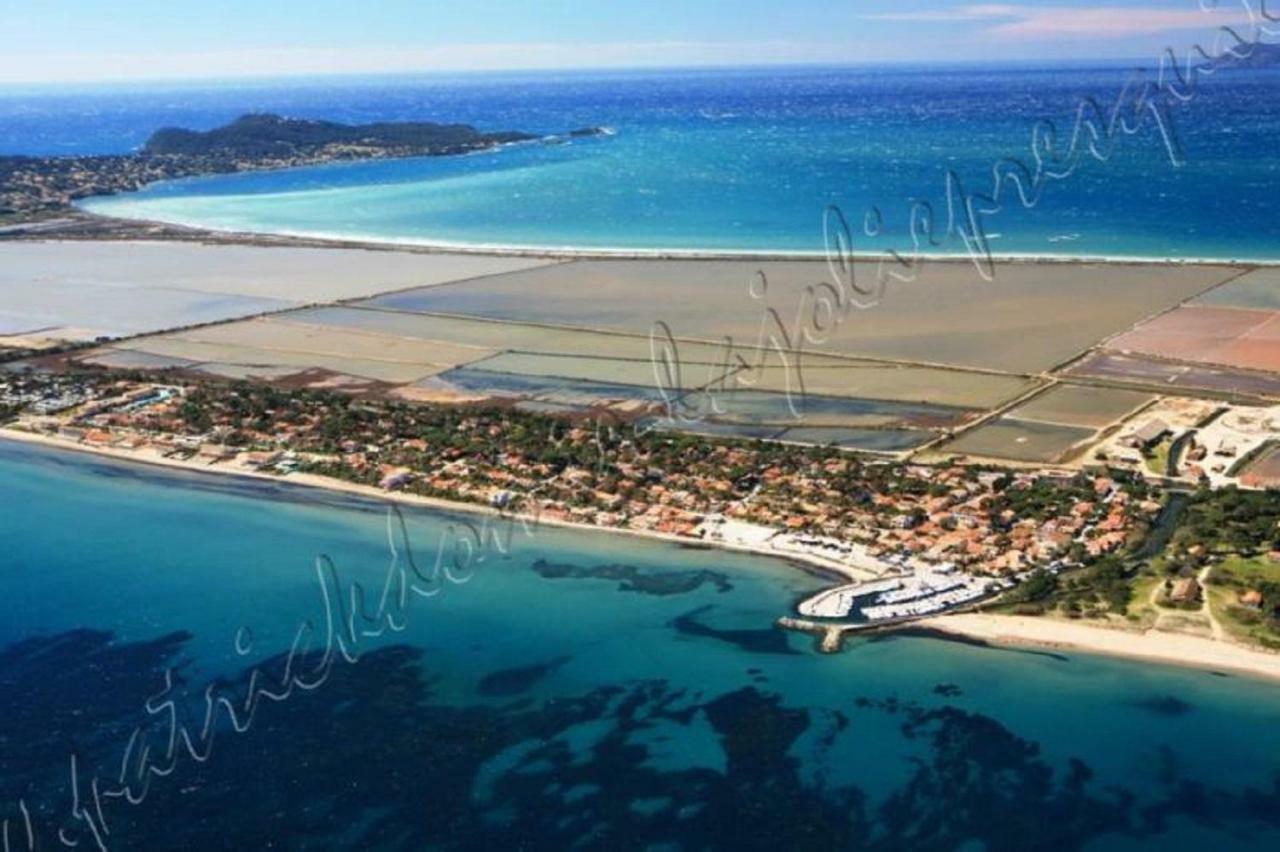 Magnifique Parc De La Presqu'Ile Avec Piscine Et Plage Face A Porquerolles ! 히에레 외부 사진